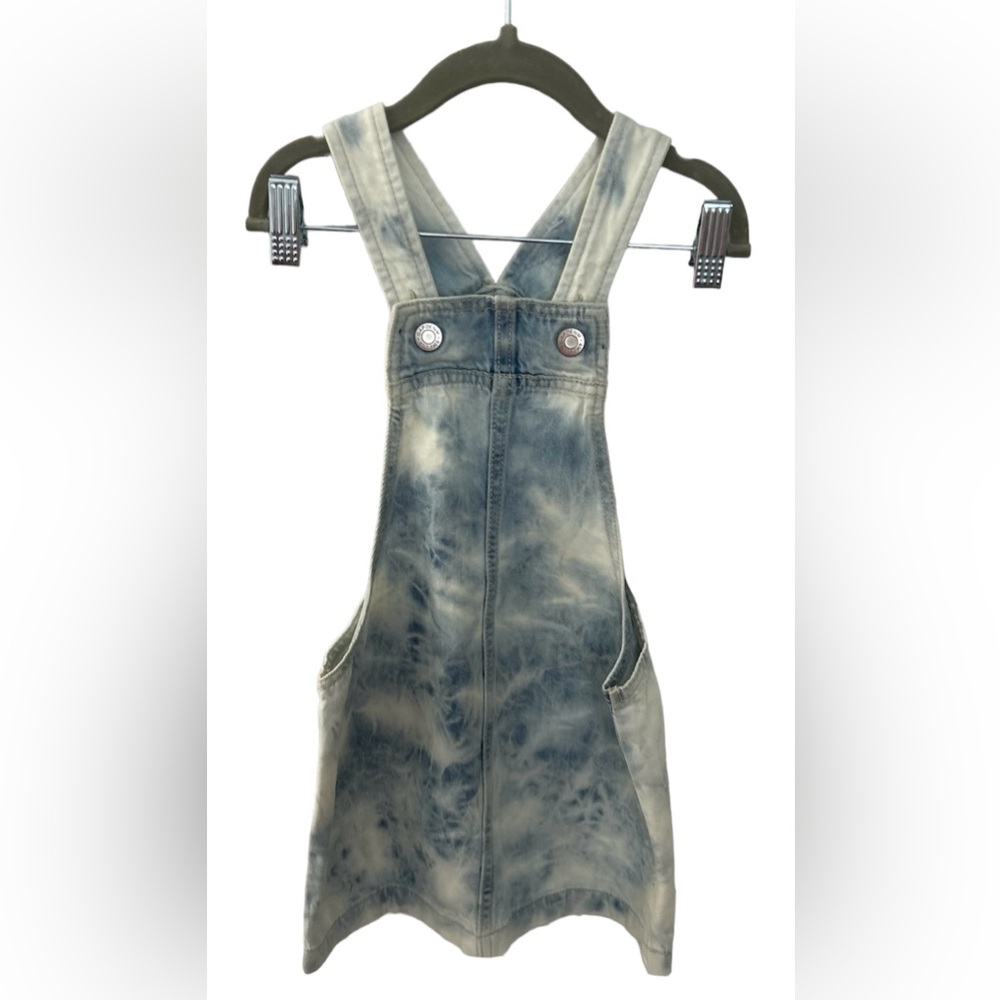 GAP KIDS Denim Overall Skirt Girls Size XS (4/5) NWT